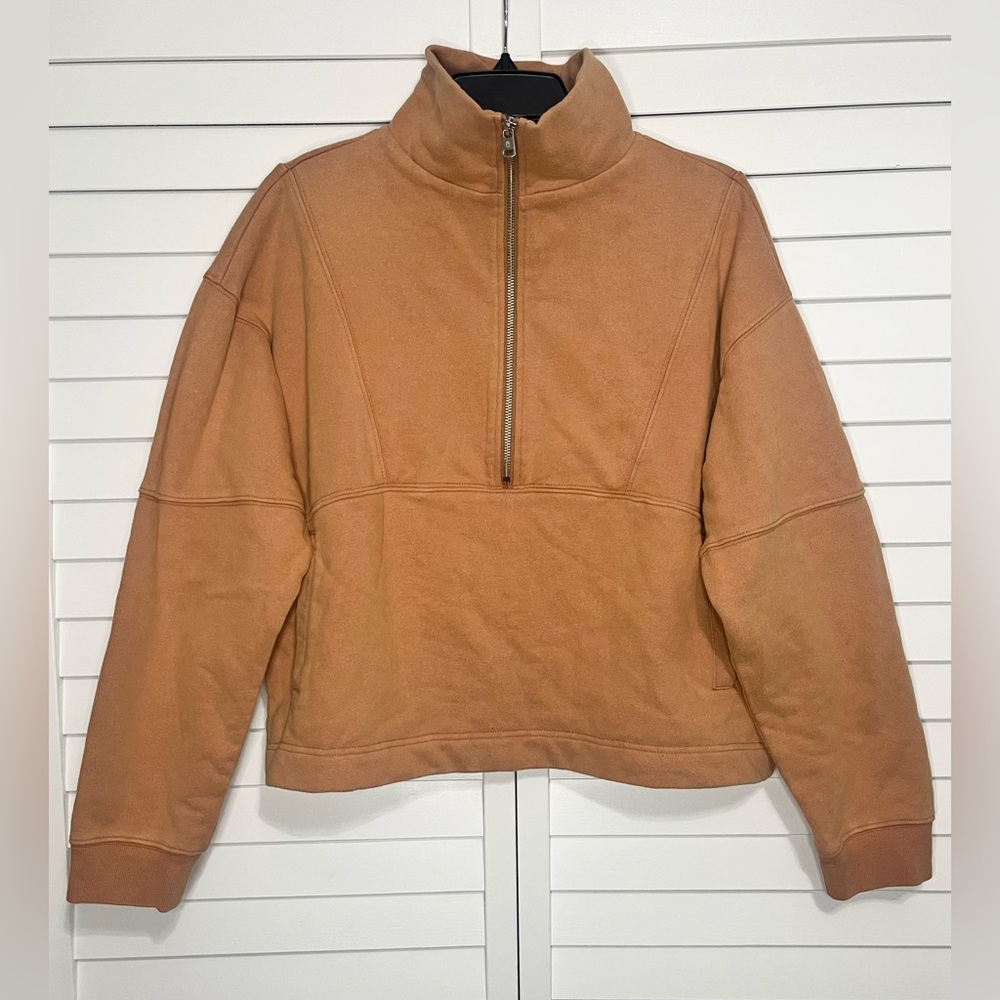 EUC Spiritual Gangster Shay Half Zip Crewneck Size Small - Picture 2 of 5